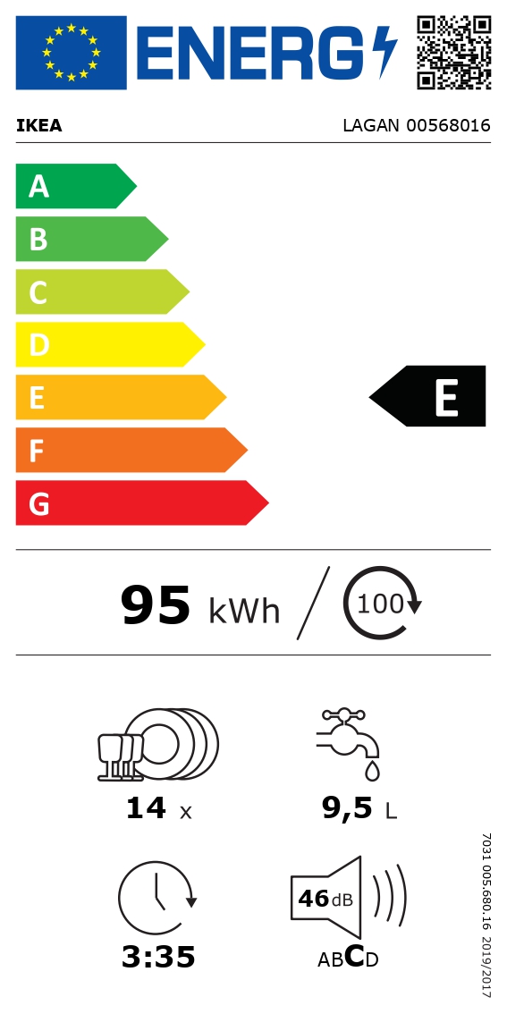 Energy Label Of: 00568016