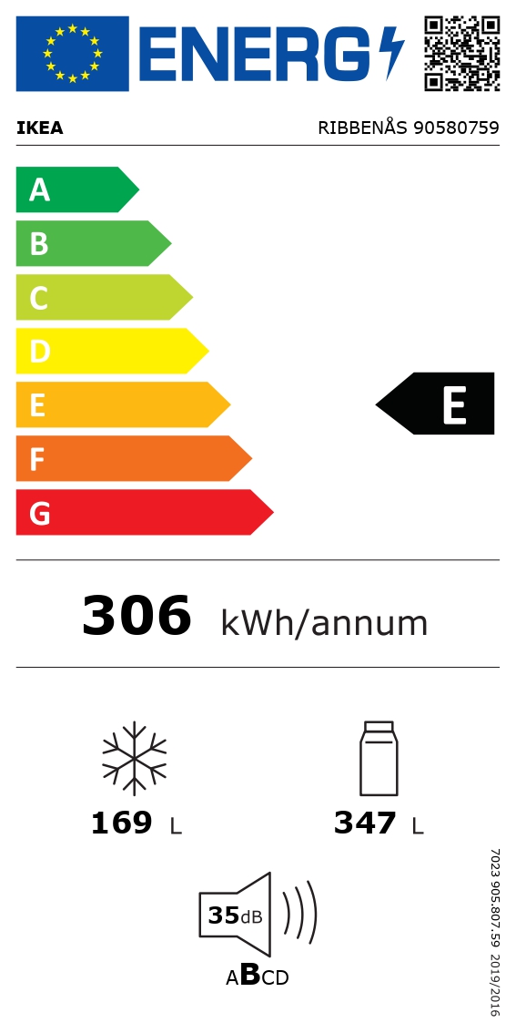 Energy Label Of: 90580759