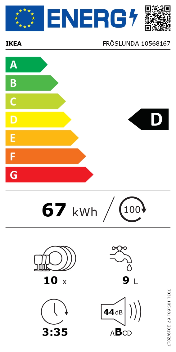 Energy Label Of: 10568167