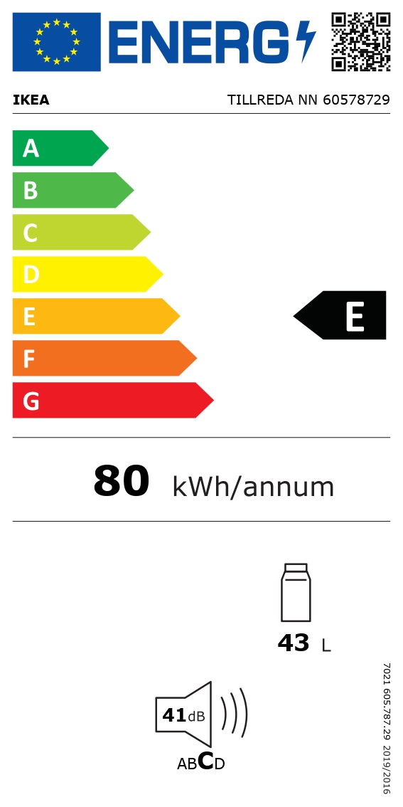 Energy Label Of: 60578729