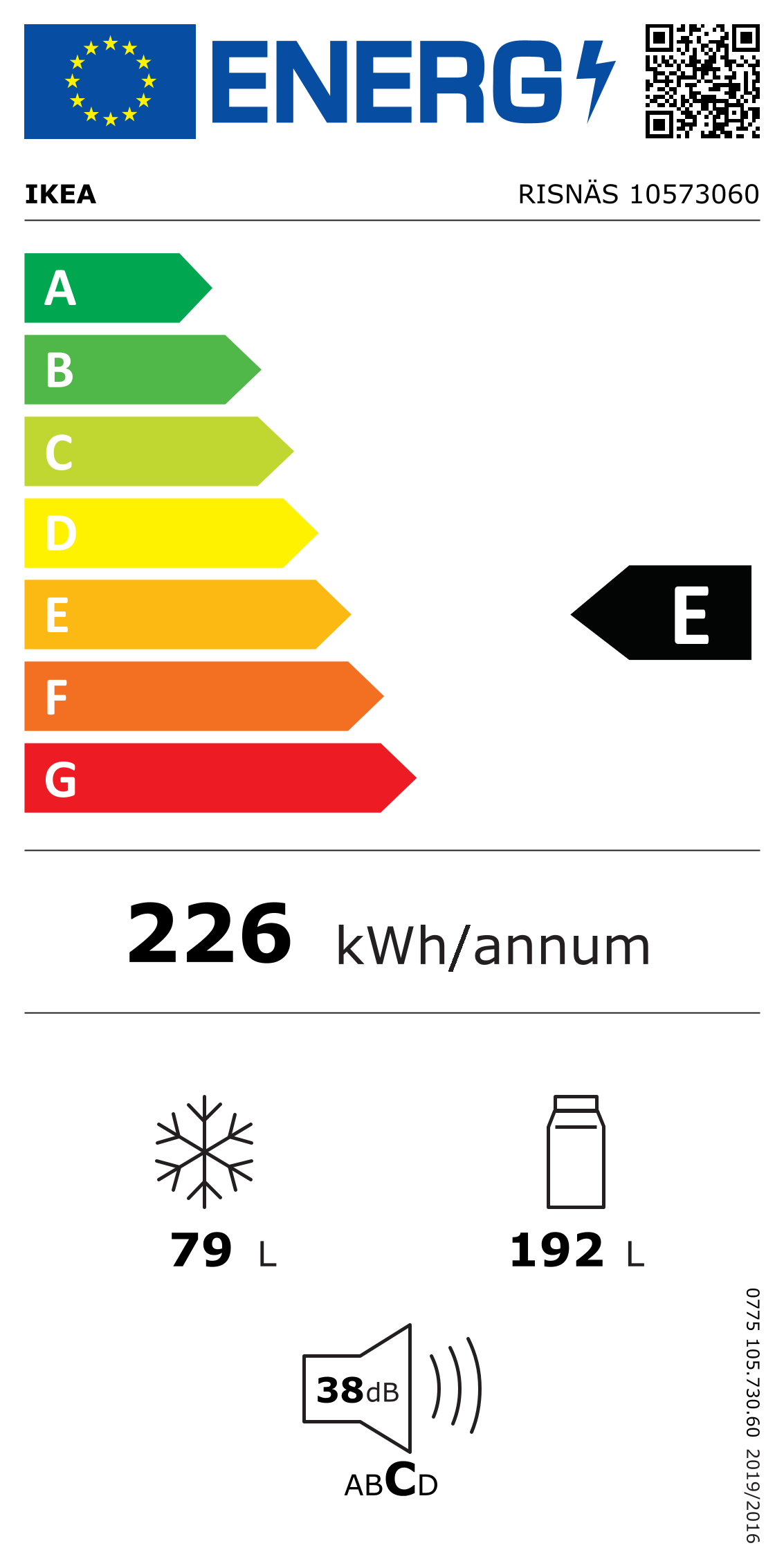 Energy Label Of: 10573060
