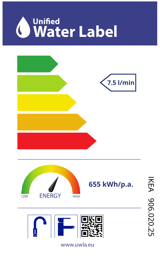 Energy Label Of: 90602025