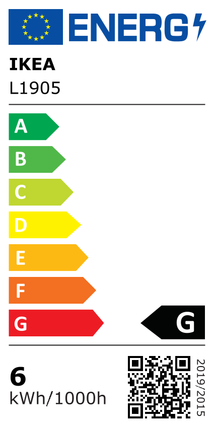 Energy Label Of: 20529217